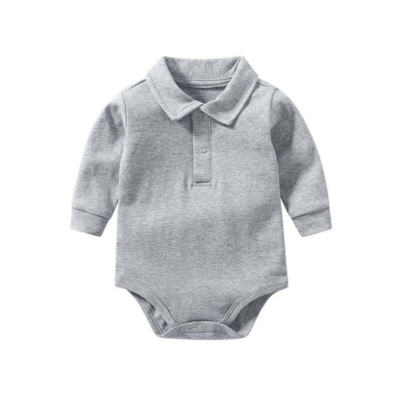 Solid Color Newborn Shirt Jumpsuit-Children Cloth Shop