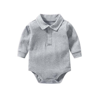 Solid Color Newborn Shirt Jumpsuit-Children Cloth Shop