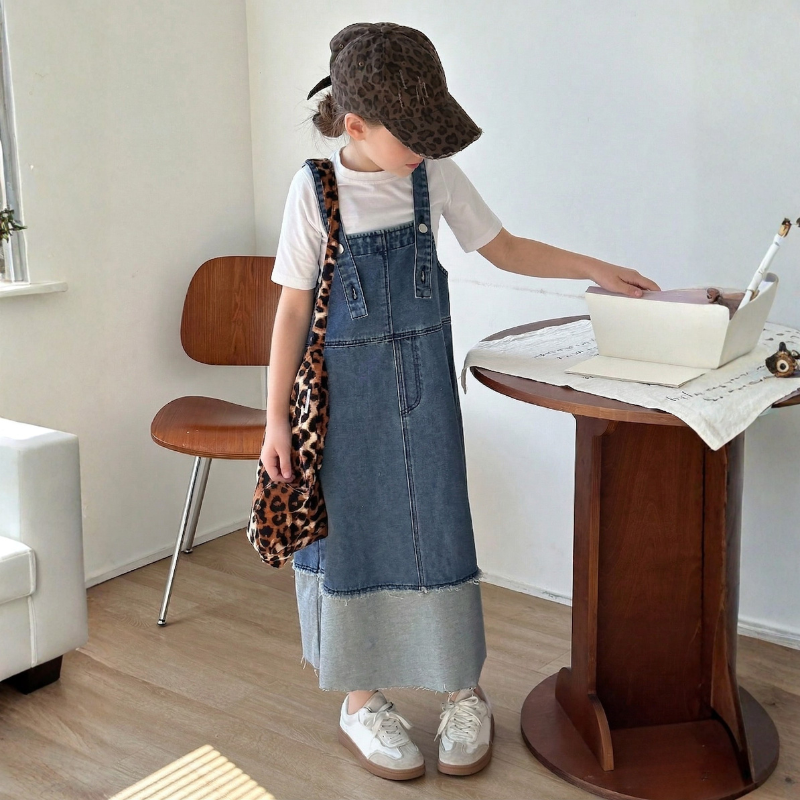 Denim Jumper Dress