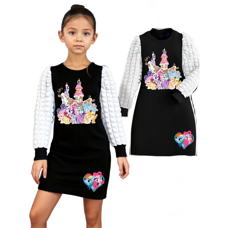 My Little Pony Puff Sleeve Dress