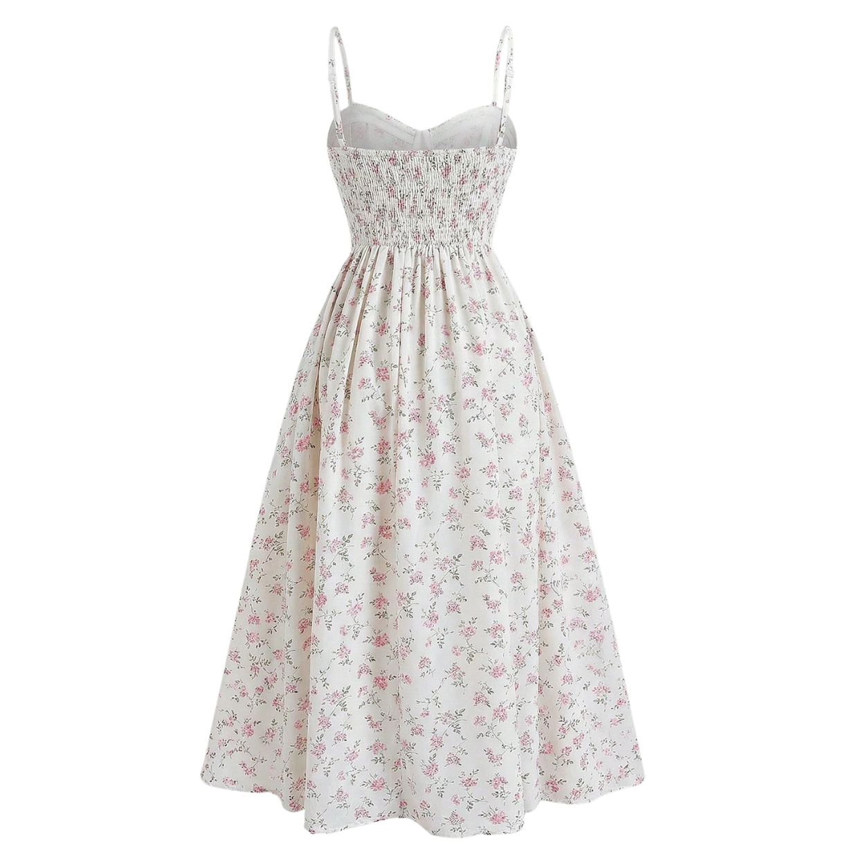 Tween Girl Ditsy Floral Spaghetti Strap Maxi Dress