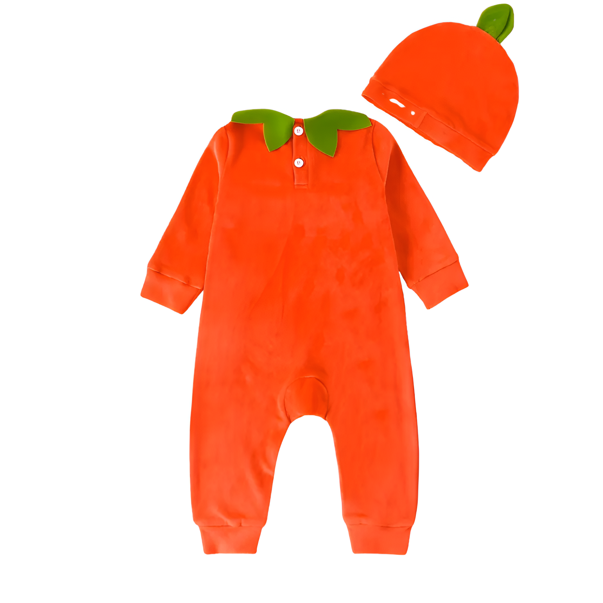 Striped Halloween Romper for Baby Girls With Printed Bats Theme