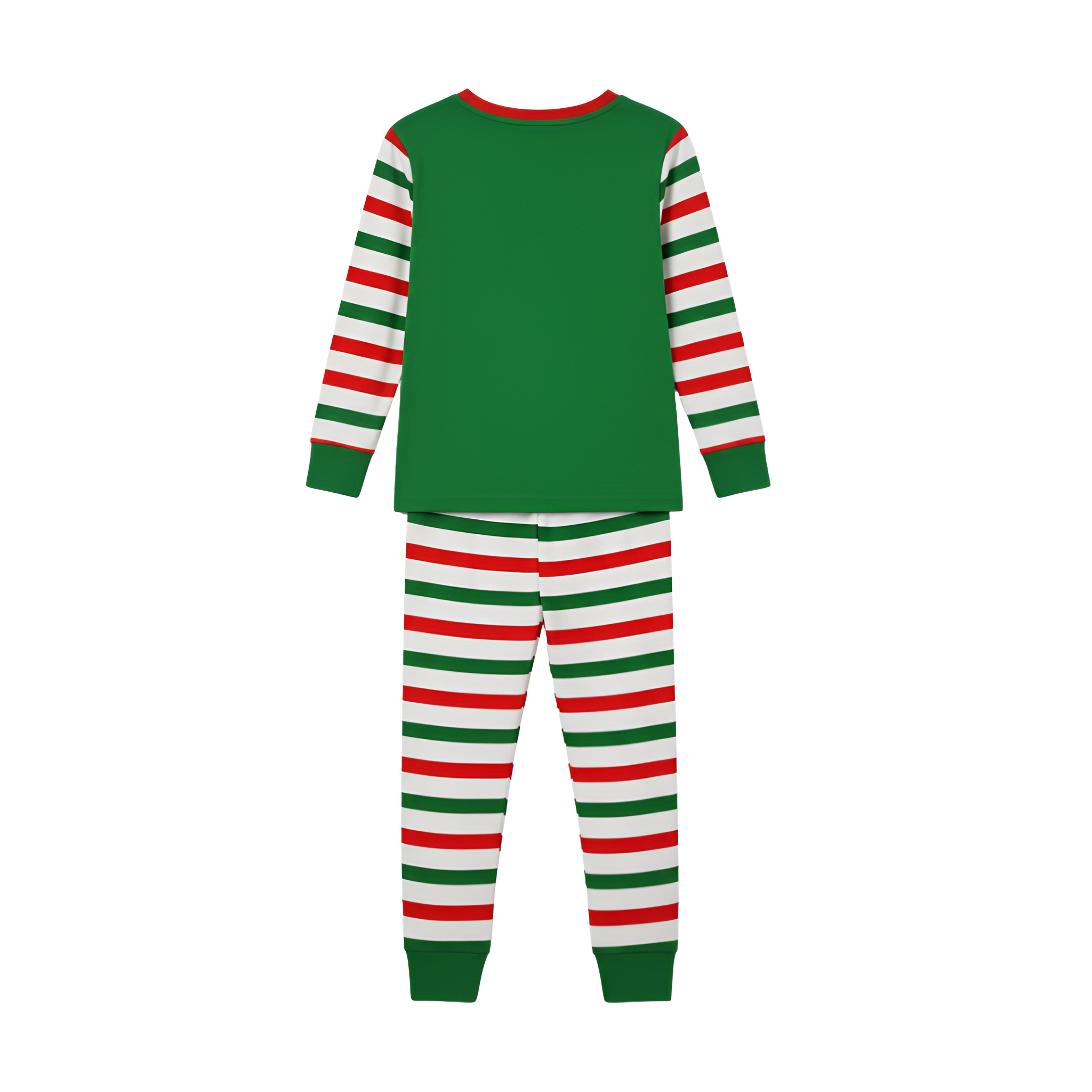 Flame Retardant Fabric Holiday and Winter Cartoon Striped Christmas Tree Print Set