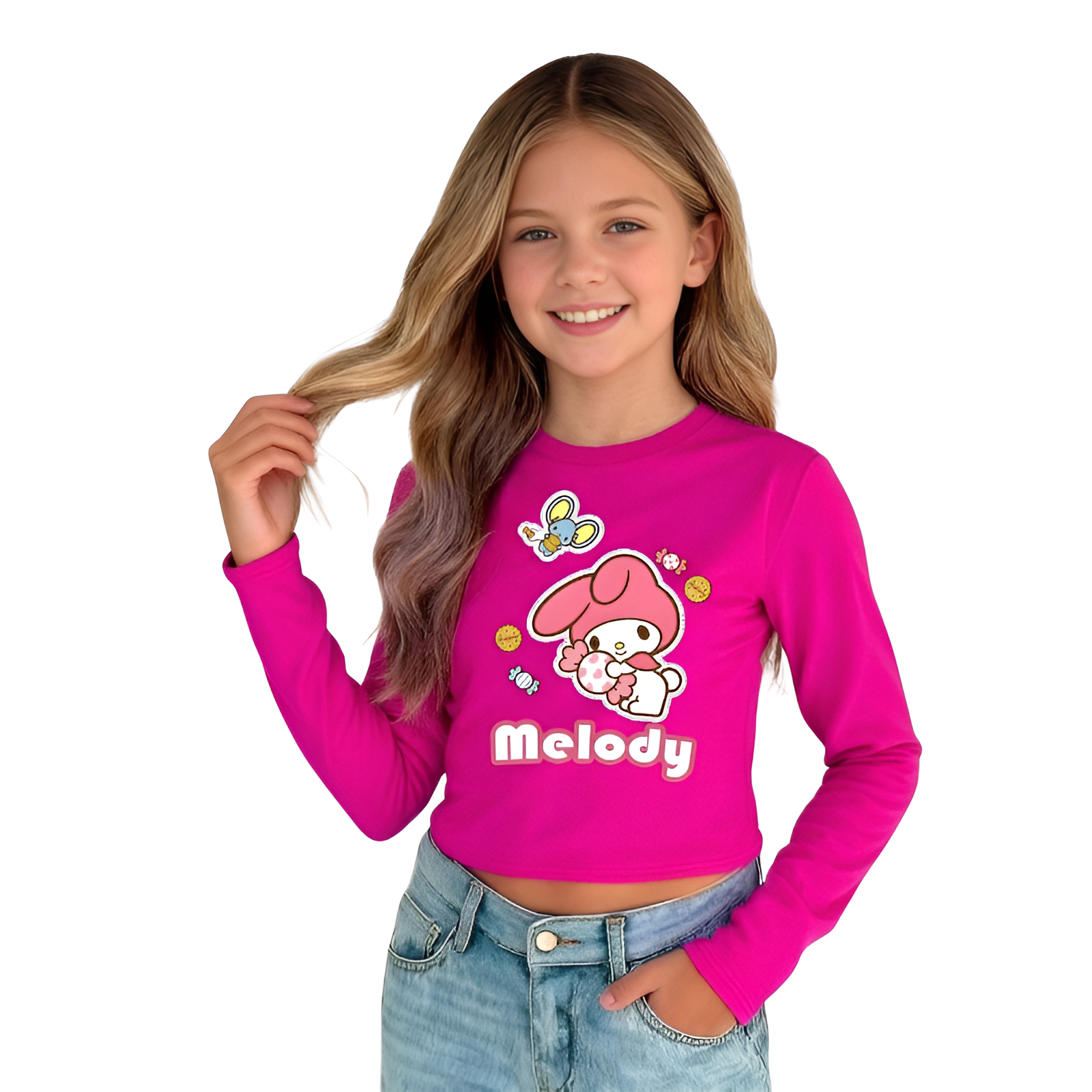 Cartoon Design Long Sleeve T Shirt