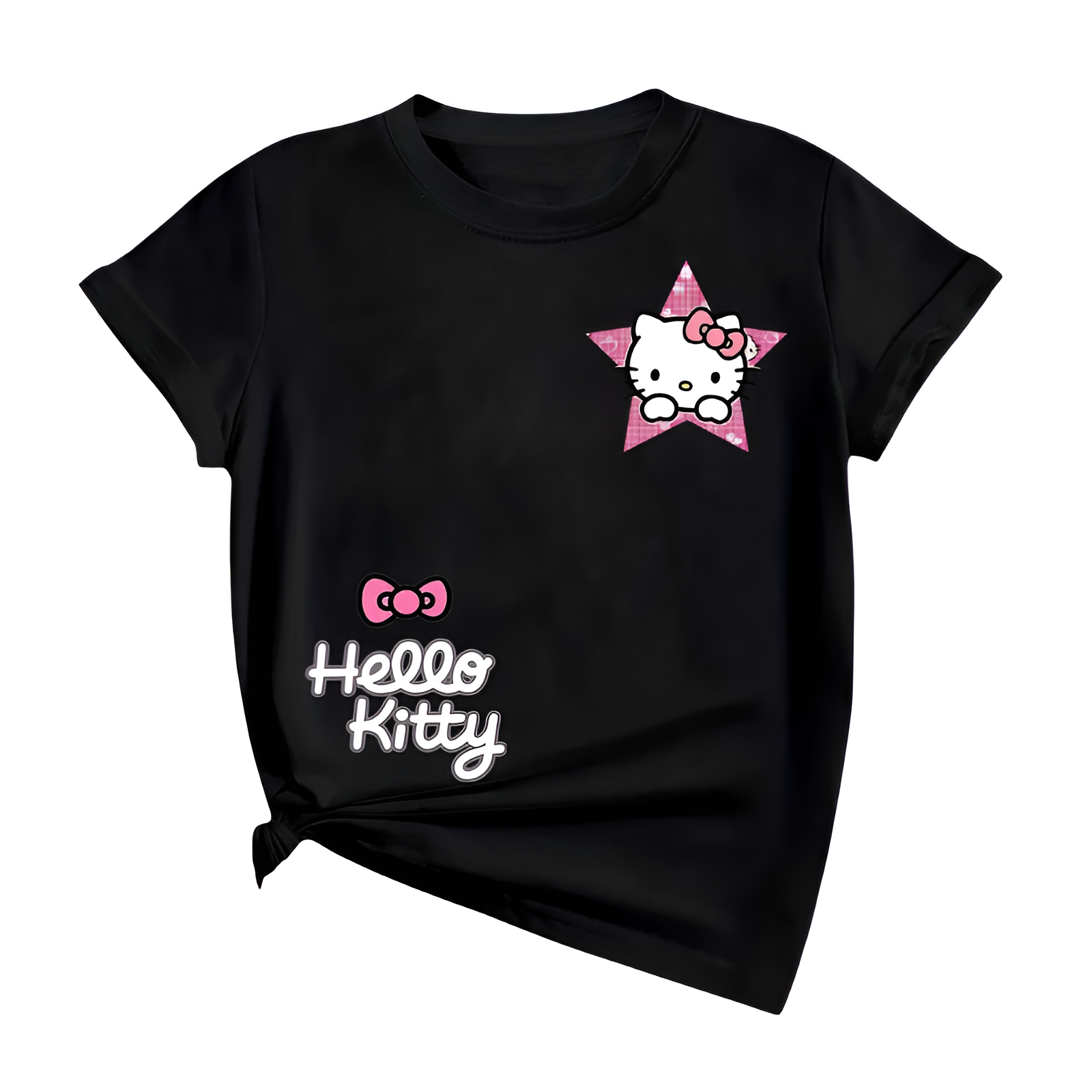 Hello Kitty Mesh Short Sleeve T Shirt