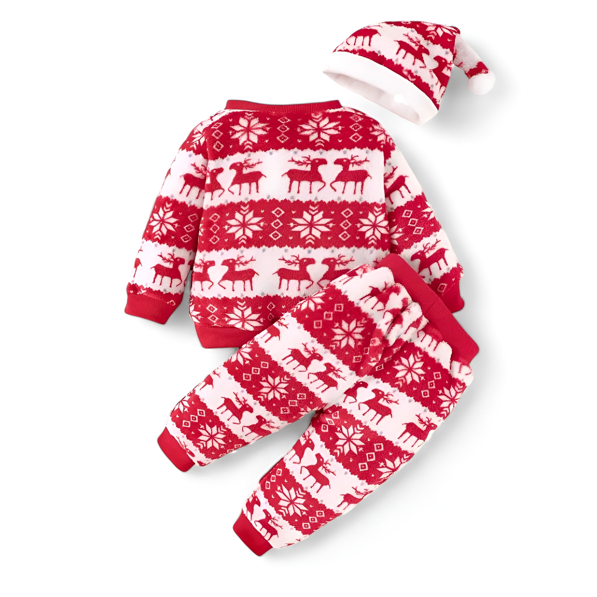 Newborn Winter Flannel Three Piece Set