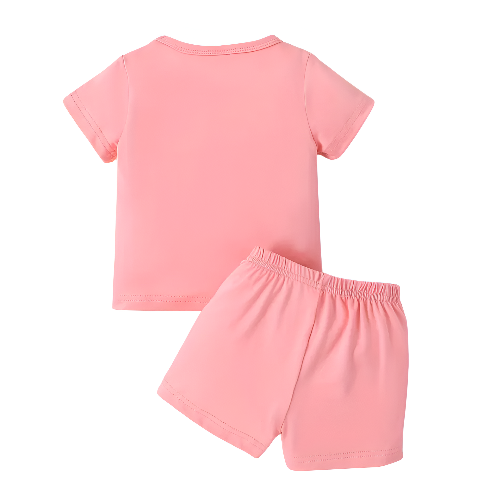 Baby Cartoon Butterfly And Heart Printed Outfit