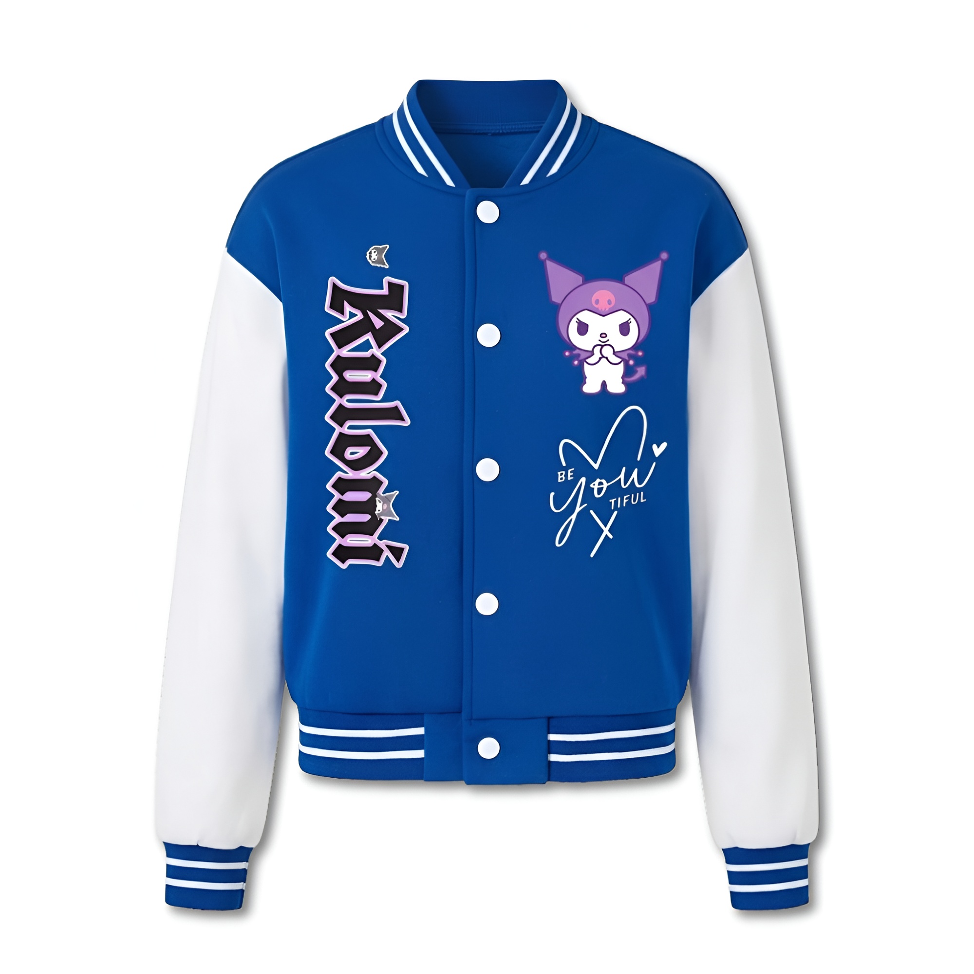 Stylish Customized Kuromi Inspired Jacket For Girls 