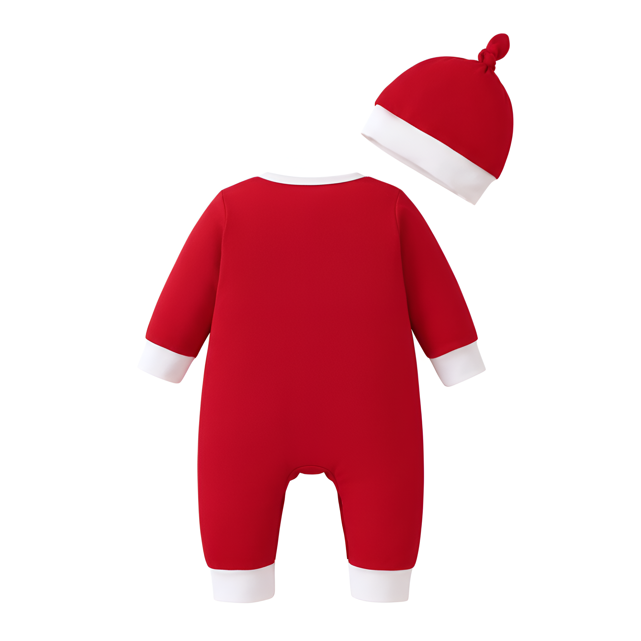 Boys And Girls Round Neck Cartoon Printed Long Sleeve Bodysuit