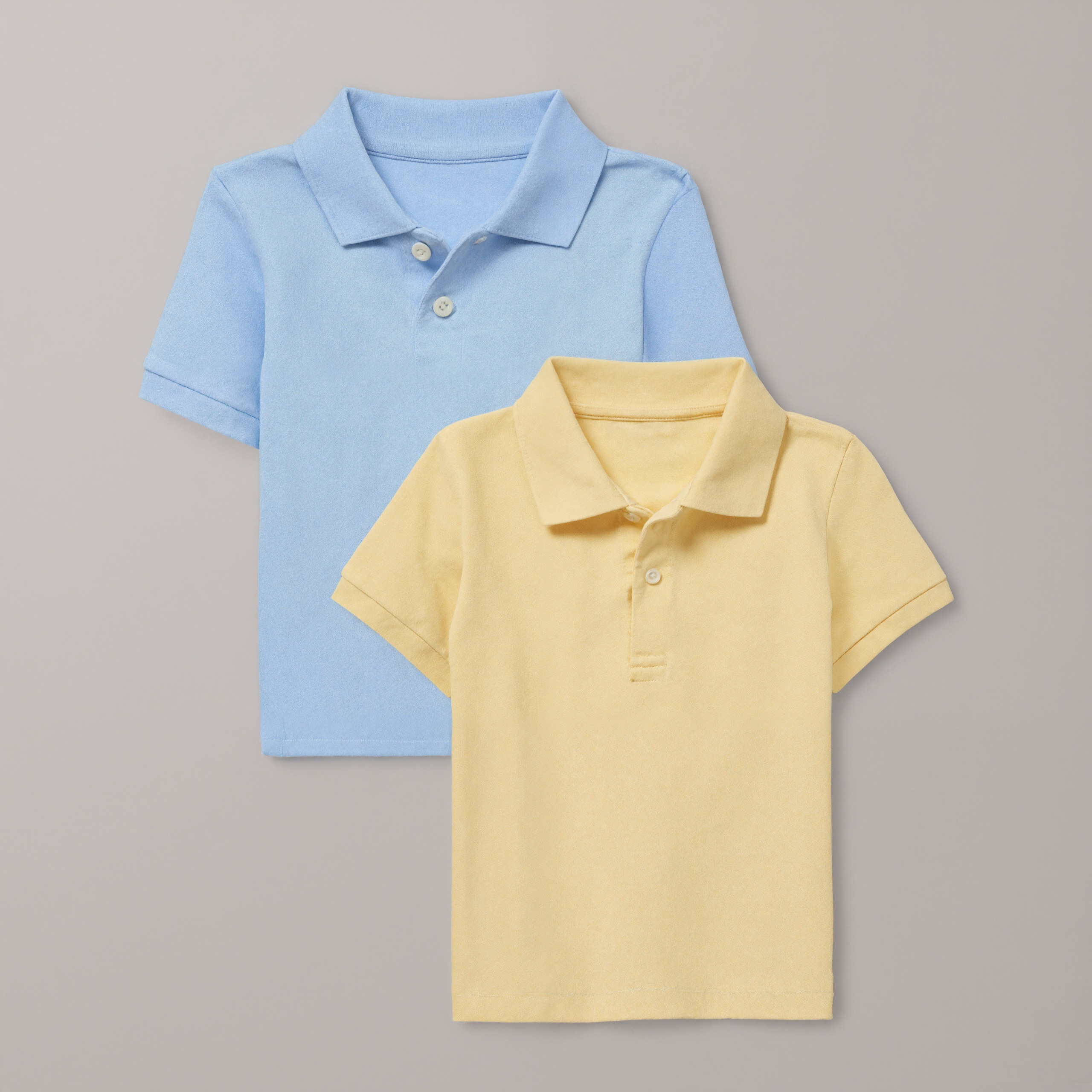 2 Pieces Baby And Toddler Uniform Soft Pique Polo T Shirt