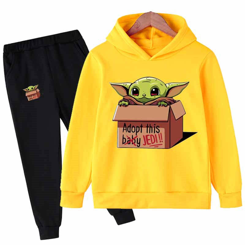 Star Wars Yoda Hoodies Set-Children Cloth Shop