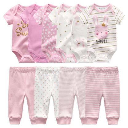 Newborn Baby Girl Clothes Set Bodysuits-Children Cloth Shop