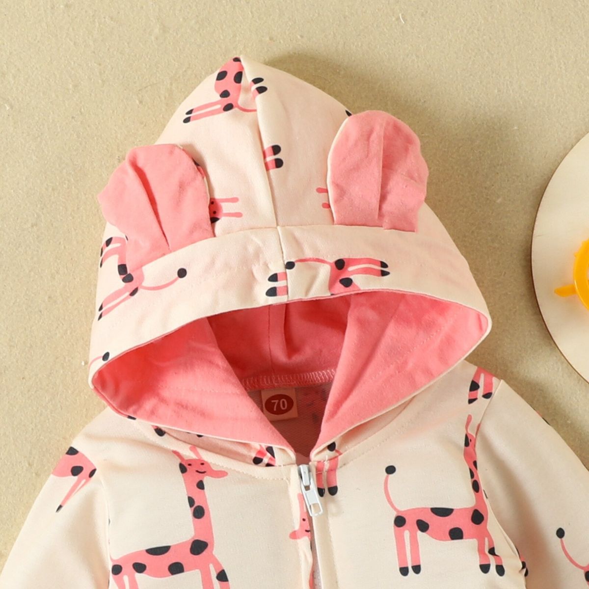 Giraffe Print Winter Jumpsuit For Baby-Children Cloth Shop