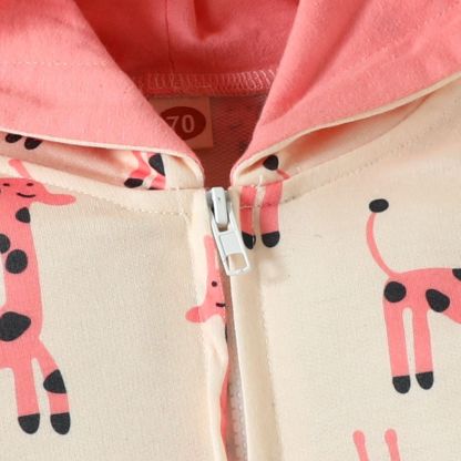 Giraffe Print Winter Jumpsuit For Baby-Children Cloth Shop