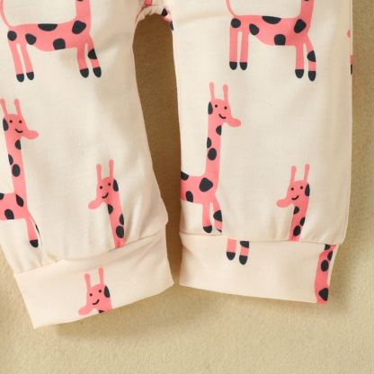 Giraffe Print Winter Jumpsuit For Baby-Children Cloth Shop