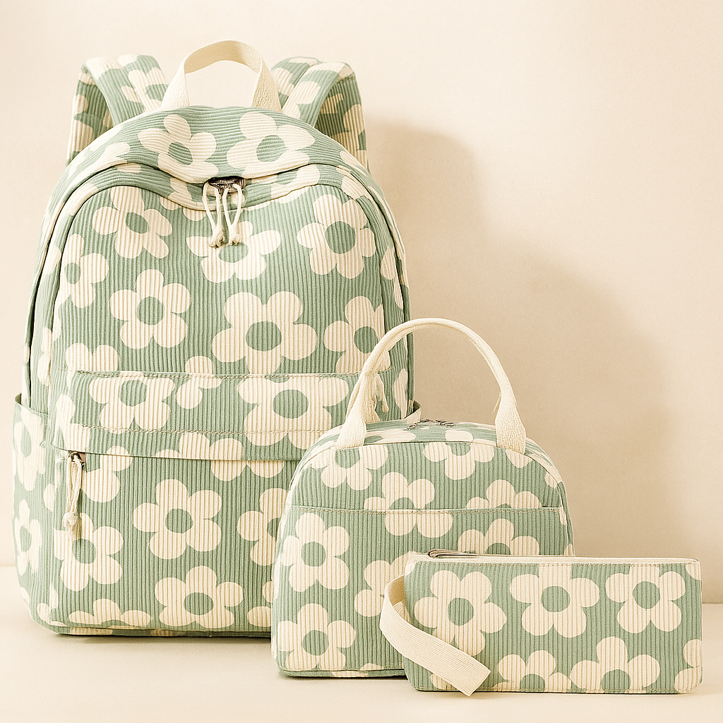 School Backpack Teens Girls Boys Kids School Book Bags With Lunch Box Pencil Bag