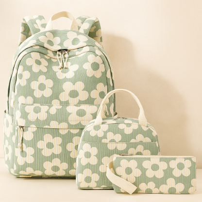 School Backpack Teens Girls Boys Kids School Book Bags With Lunch Box Pencil Bag