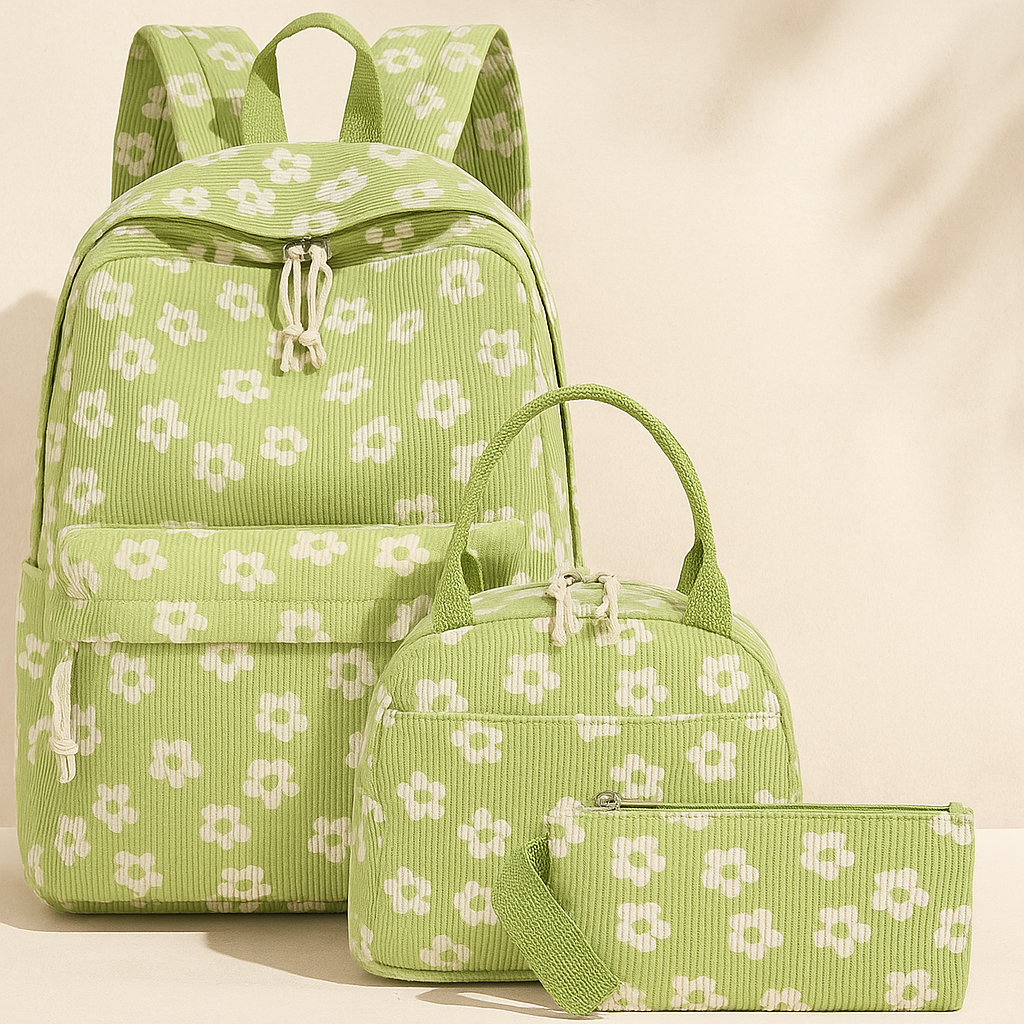 School Backpack Teens Girls Boys Kids School Book Bags With Lunch Box Pencil Bag