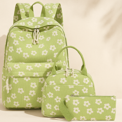 School Backpack Teens Girls Boys Kids School Book Bags With Lunch Box Pencil Bag