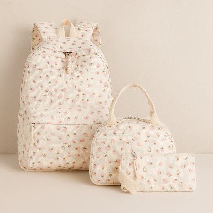 School Backpack Teens Girls Boys Kids School Book Bags With Lunch Box Pencil Bag