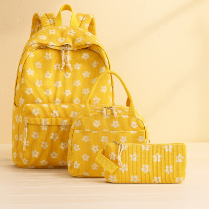 School Backpack Teens Girls Boys Kids School Book Bags With Lunch Box Pencil Bag