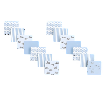 7 Pack Unisex Baby Cotton Flannel Receiving Blankets