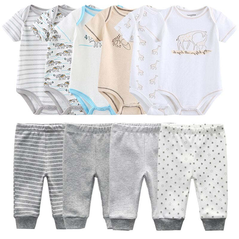 Infant Baby Boy And Girl Bodysuits Pajama Outfit Sets-Children Cloth Shop