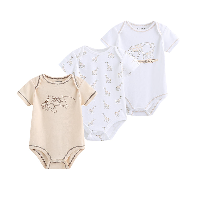 3Pcs Infant Cartoon Clothing Baby Bodysuits-Children Cloth Shop
