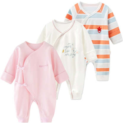 3Pcs Long Sleeve Romper Pajama Set-Children Cloth Shop