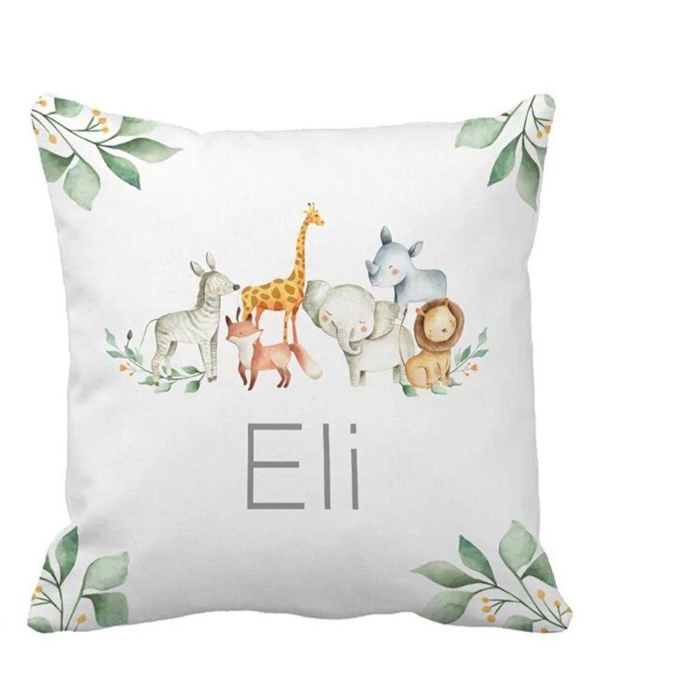 Custom Name Jungle Animals Crib Bedding-Children Cloth Shop