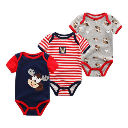3Pcs Infant Cartoon Clothing Baby Bodysuits-Children Cloth Shop