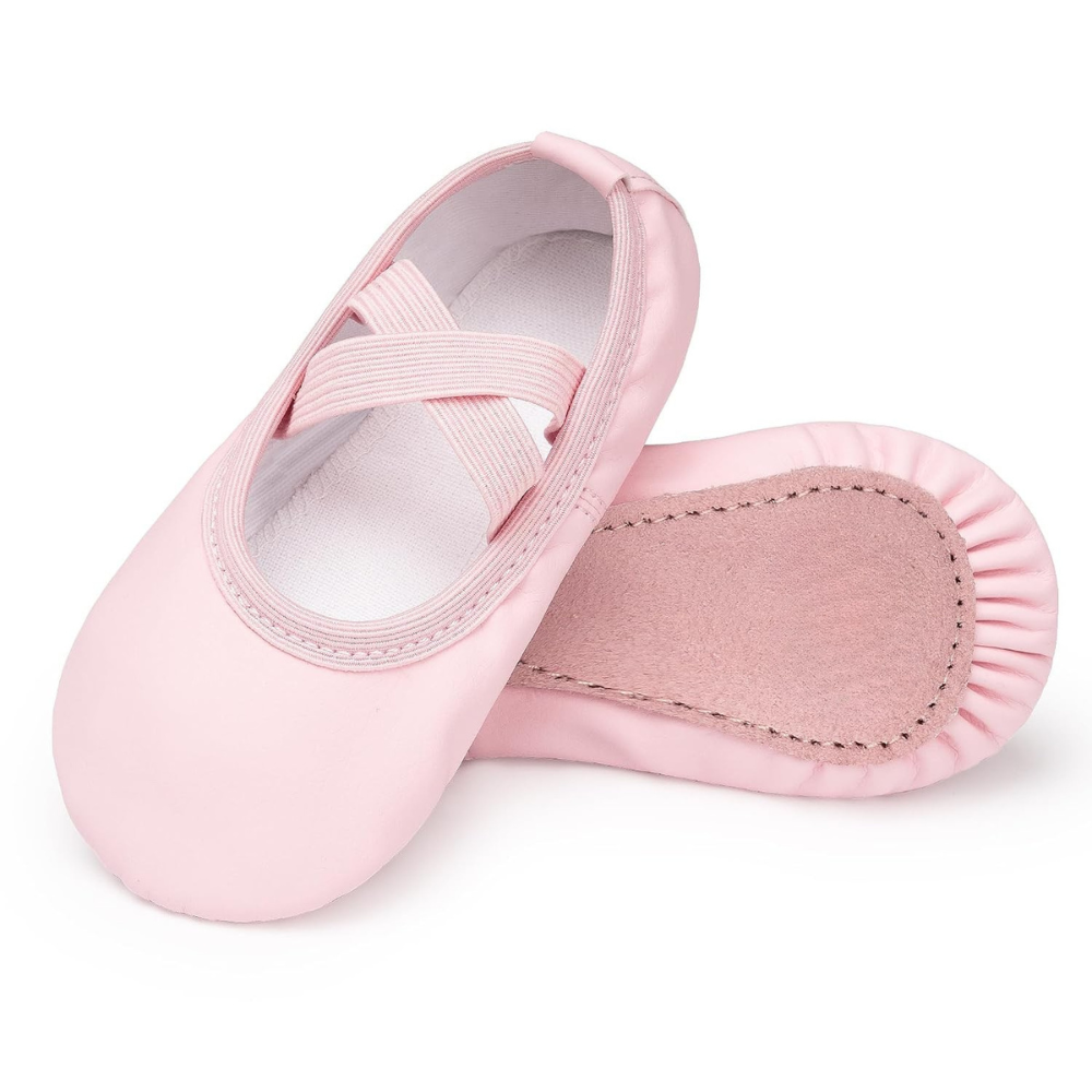 Flexible Ballet Dance Shoes with Crisscross Elastic Straps