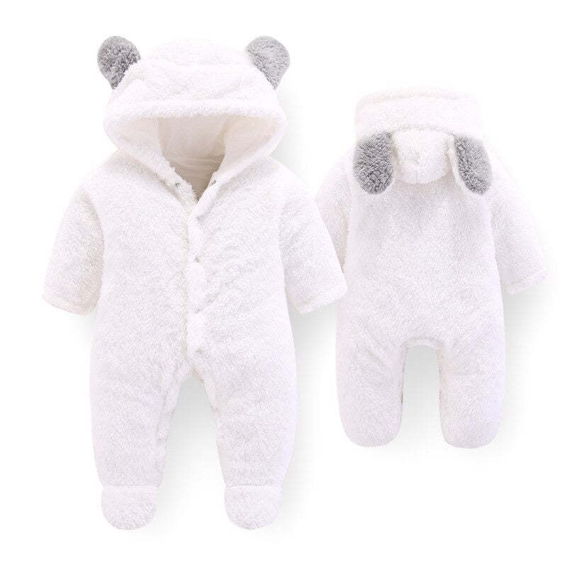 Thick Hooded Romper For Newborn Baby-Children Cloth Shop