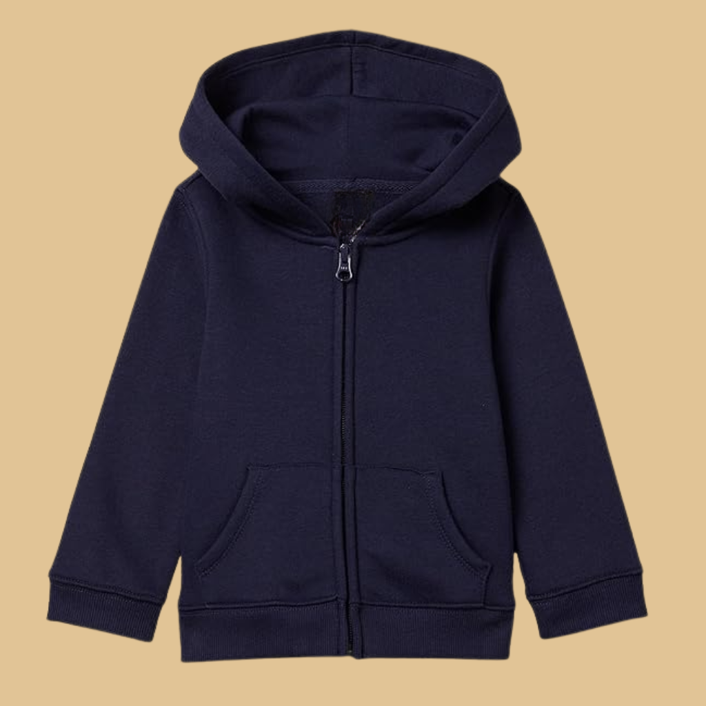 Fleece Zip Up Hoodie Sweatshirt For Girls And Toddlers
