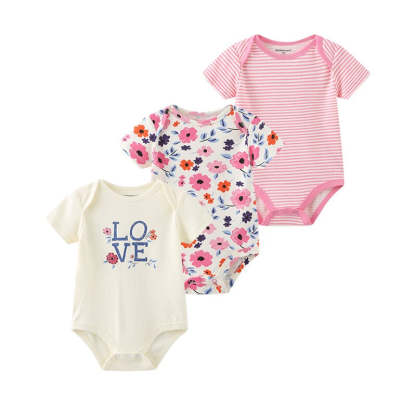 3Pcs Infant Cartoon Clothing Baby Bodysuits-Children Cloth Shop