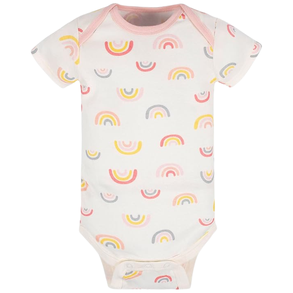 Pack of 8 Baby Girl Short Sleeve Onesies Bodysuits