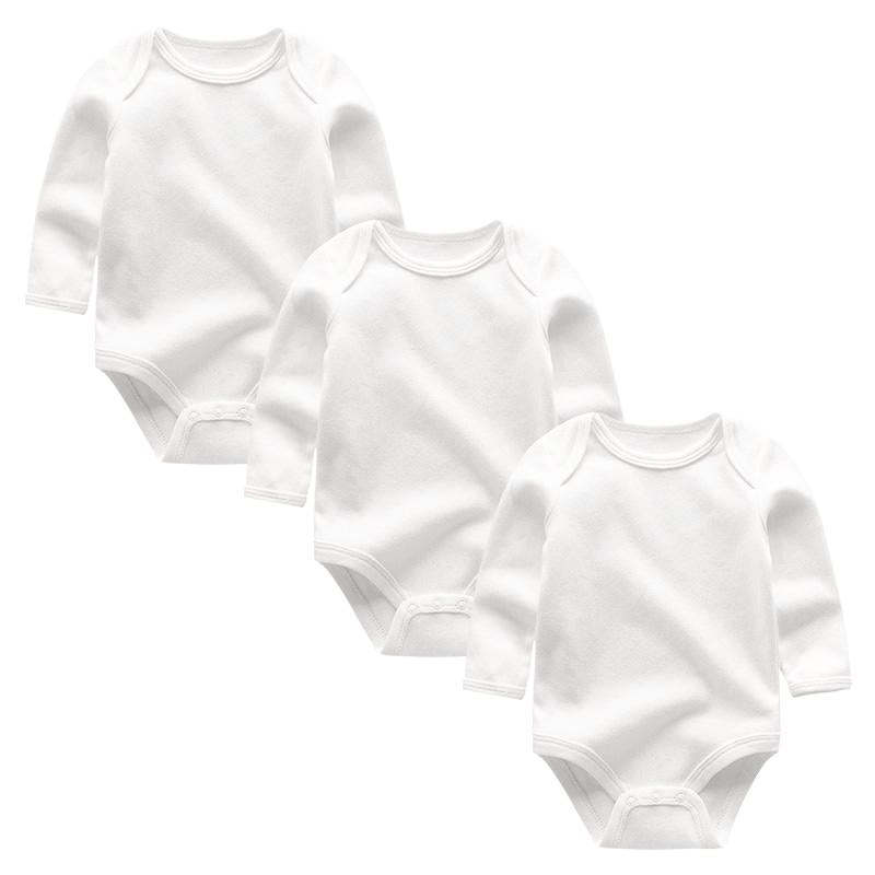 4Pcs Solid Color Long Sleeve Jumpsuit-Children Cloth Shop