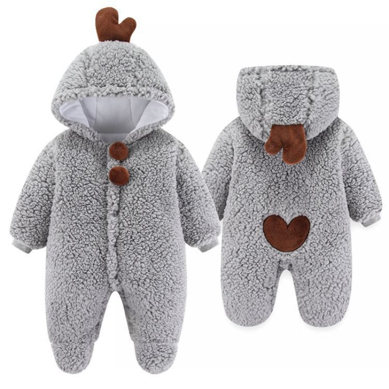 Bear Hooded Romper For Baby-Children Cloth Shop