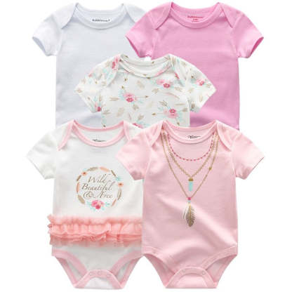 5Pcs Multi Color Toddler Jumpsuits-Children Cloth Shop