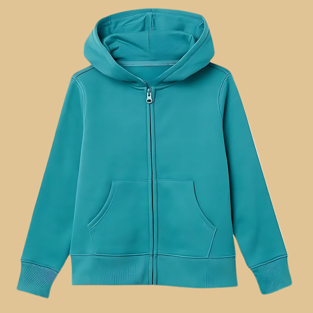 Fleece Zip Up Hoodie Sweatshirt For Girls And Toddlers