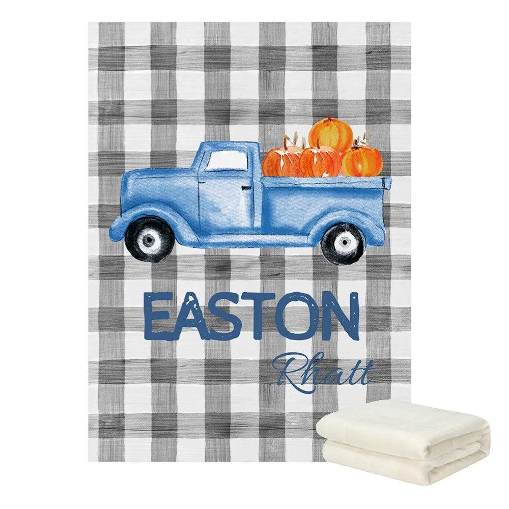 Plaid Truck Crib Set-Children Cloth Shop