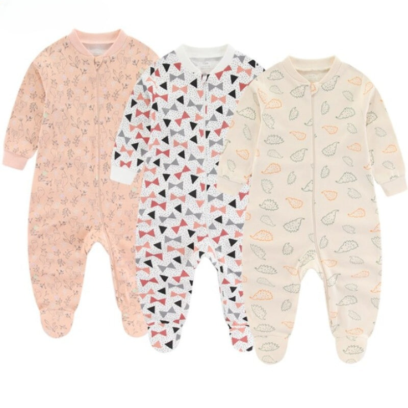 3Pcs Long Sleeves Jumpsuit Set For Newborn Baby-Children Cloth Shop