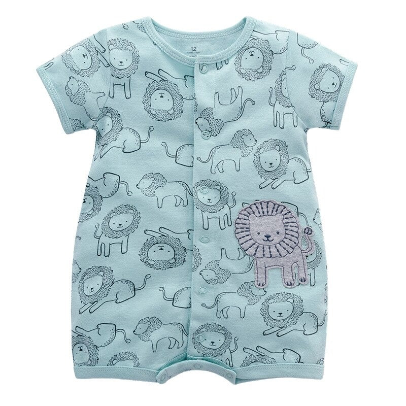 Newborn Short Sleeve Romper Unisex Jumpsuit-Children Cloth Shop