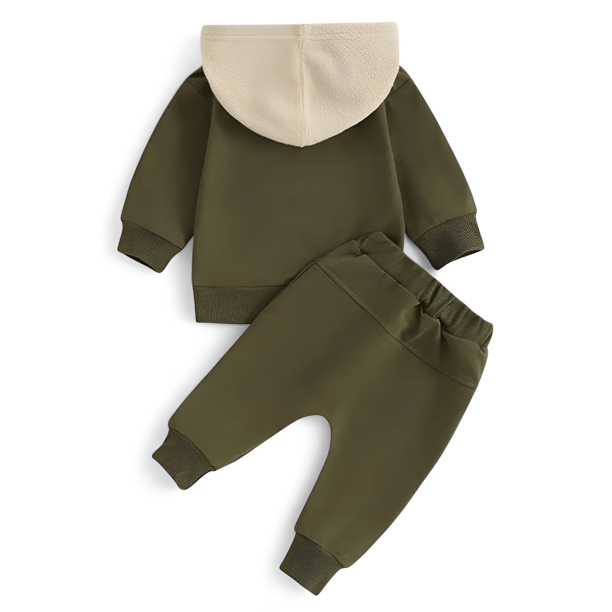 Christmas Long Sleeve Hooded Sweatshirt And Elk Pants Set