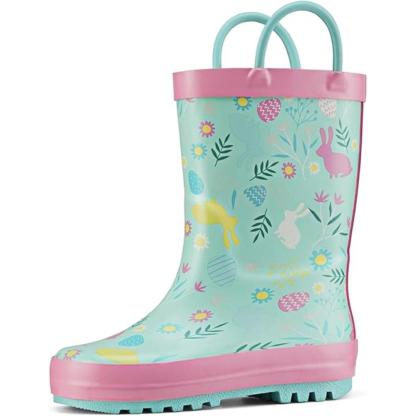 Kids Waterproof Rain Printed Boots