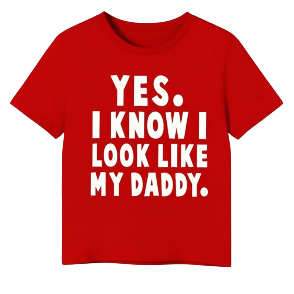 Boys Funny Print Short Sleeve T Shirt