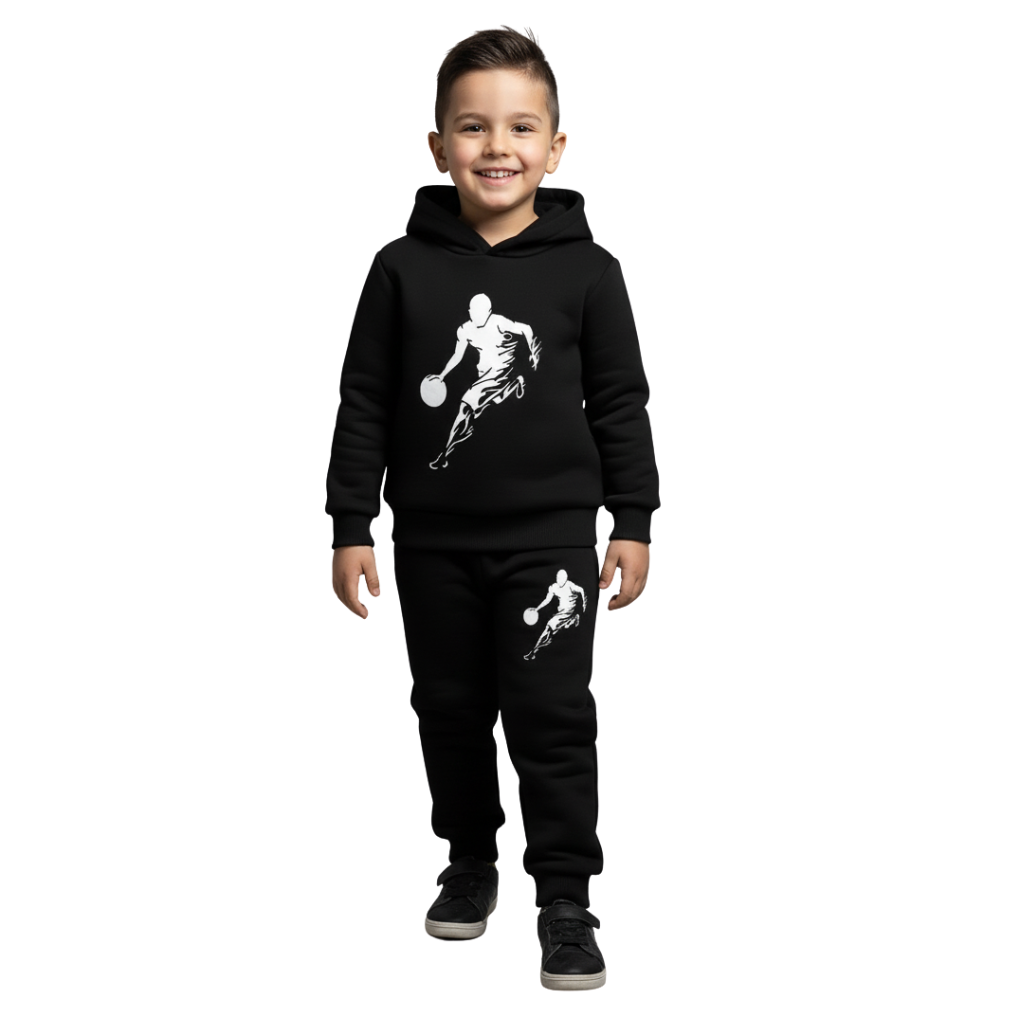 Sport Hoodie And Pants Set For Boys