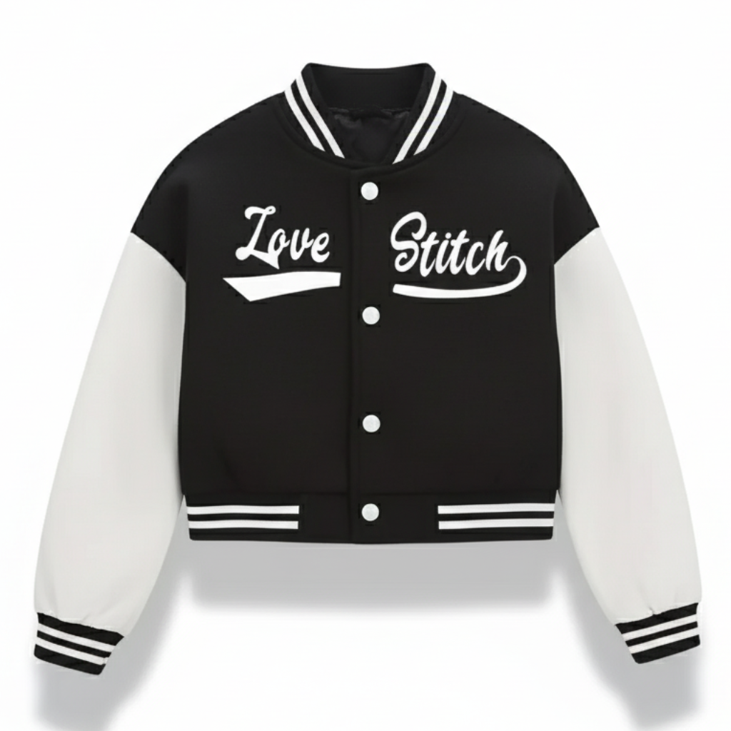 Double Sided Cartoon Baseball Jacket