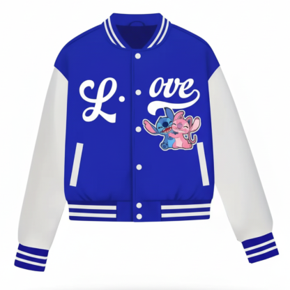 Two Tone Baseball Jacket For Girls