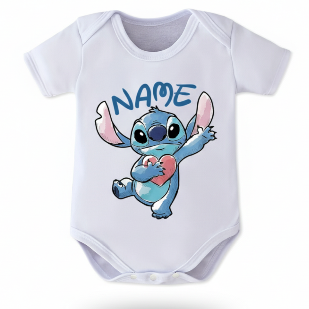 Custom Stitch Baby Summer Onesie